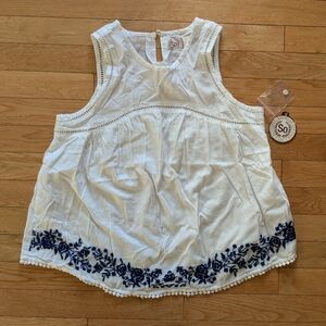 NEW Juniors Floral Tank Top